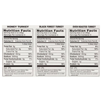 Buddig Variety Pack Tub Turkey/Ham/Beef - 22 Oz - Image 4