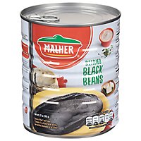 Malher Beans Refried Black Can - 27 Oz - Image 1
