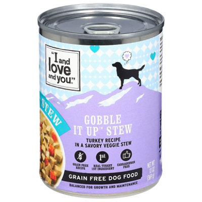 I and love and you Gobble It Up Stew Wet Dog Food - 13 Oz - Image 1