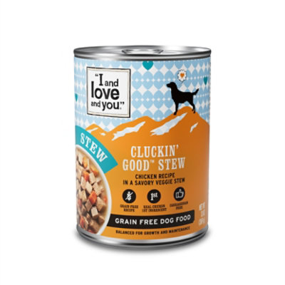 I and love and you Cluckin' Good Stew Wet Dog Food - 13 Oz - Image 1