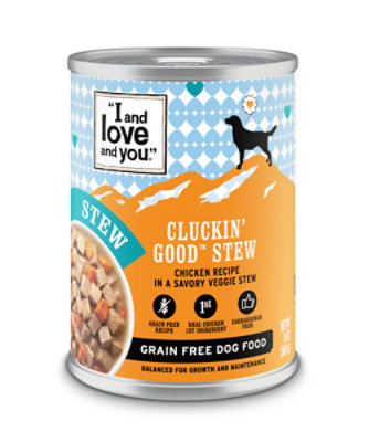 I and love and you Cluckin' Good Stew Wet Dog Food - 13 Oz - Image 1