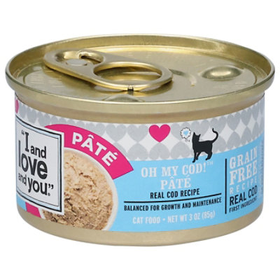 I and Love and You Oh My Cod Grain Free Recipe Canned Cat Food