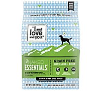 I And Love And You Naked Essentials Dog Food Lamb & Bison Bag - 4 Lb