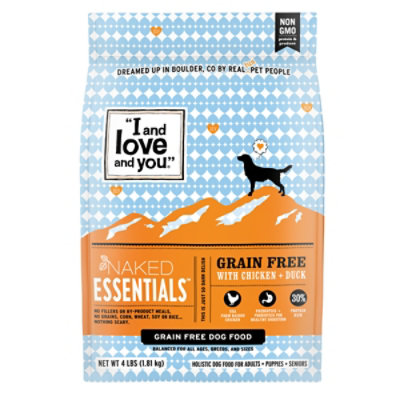 I and love and you Naked Essentials Chicken + Duck Dry Dog Food - 4 Lb - Image 4