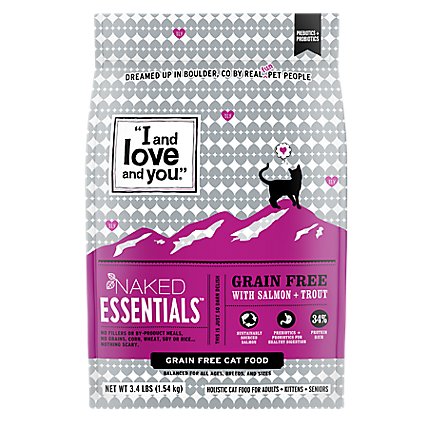 I And Love And You Cat Food Naked Essentials Salmon & Trout - 3.4 Lb - Image 2