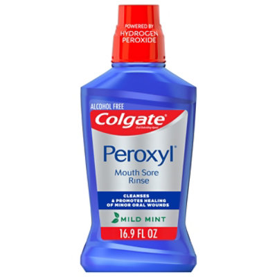 Colgate Peroxyl Mouth Sore Rinse Mild Mint