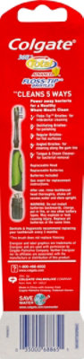 Colgate 360 Degree Total Advanced Toothbrush Powered Floss-Tip Bristles Soft - 1 Count - Image 3