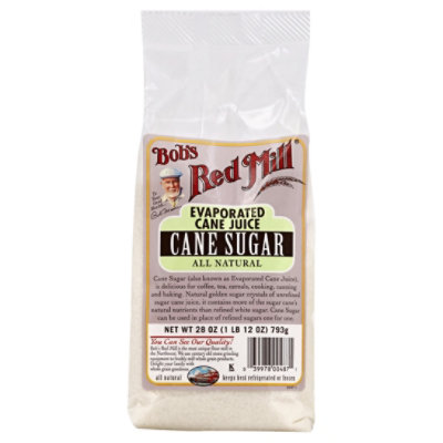 Bobs Red Mill Sugar Cane Fine Crystal - 28 Oz - Image 1
