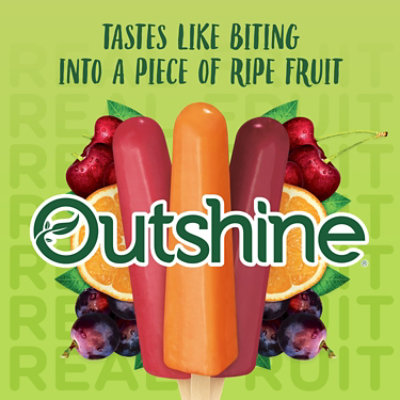 Outshine Cherry Tangerine And Grape Frozen Fruit Pops Variety Pack - 12 Count - Image 4