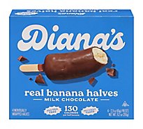 Diana's Milk Chocolate Real Banana Halves - 4-2.3 Oz