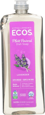 ECOS Dishmate Dish Liquid Lavender Bottle - 25 Fl. Oz. - Image 2