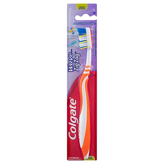 Colgate Zig Zag Deep Clean Manual Toothbrush Medium - Each