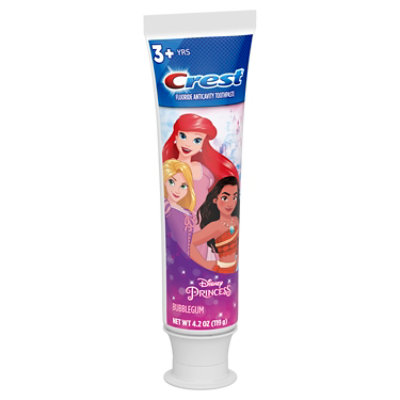 Crest Disney Princesses Bubblegum Flavor Kids Toothpaste - 4.2 Oz ...