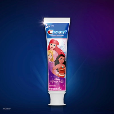 Crest Disney Princesses Bubblegum Flavor Kids Toothpaste - 4.2 Oz - Image 4