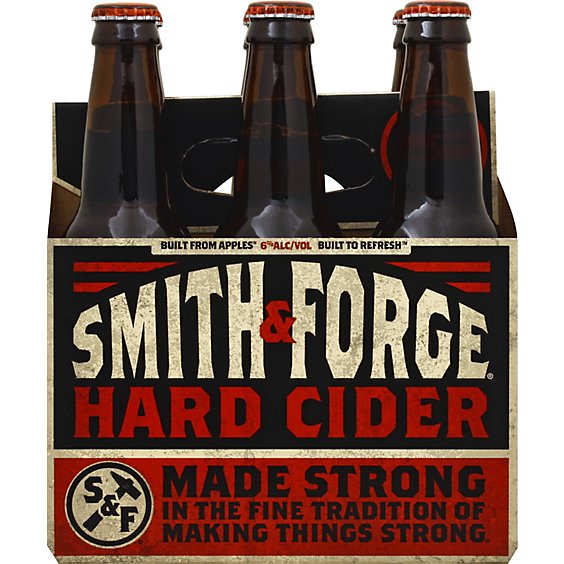 Smith & Forge Hard Cider Bottles 6% ABV - 6-12 Fl. Oz.
