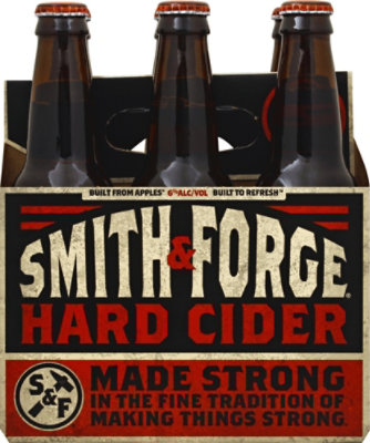 Smith & Forge Hard Cider Bottles 6% ABV - 6-12 Fl. Oz.