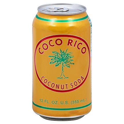 Coco Rico Soda Coconut Can - 6-12 Fl. Oz. - Image 1