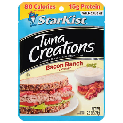 StarKist Tuna Creations Tuna Chunk Light Bacon Ranch - 2.6 Oz - Image 2
