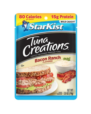 StarKist Tuna Creations Tuna Chunk Light Bacon Ranch - 2.6 Oz - Image 1