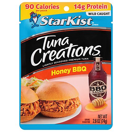 StarKist Tuna Creations Tuna Chunk Light Honey Bbq - 2.6 Oz - Image 2