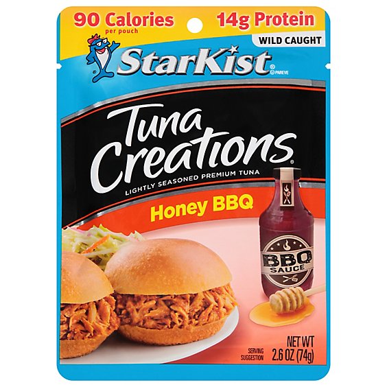 StarKist Tuna Creations Tuna Chunk Light Honey Bbq - 2.6 Oz