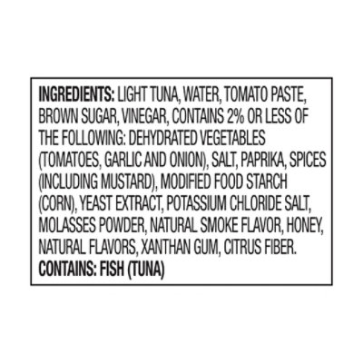 StarKist Tuna Creations Tuna Chunk Light Honey Bbq - 2.6 Oz - Image 4