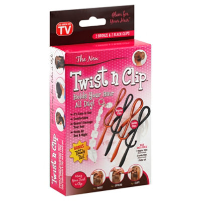 Hair Twist N Clip Assorted - Each
