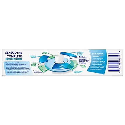 Sensodyne Toothpaste Complete Protection Sensitivity Cavity & Gingivitis - 3.4 Oz - Image 4
