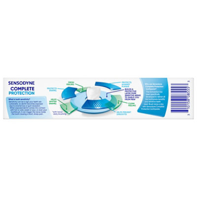 Sensodyne Toothpaste Complete Protection Sensitivity Cavity & Gingivitis - 3.4 Oz - Image 4