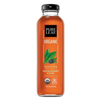 Pure Leaf Tea House Collection Organic Black Tea Wild Blackberry & Sage - 14 Fl. Oz.