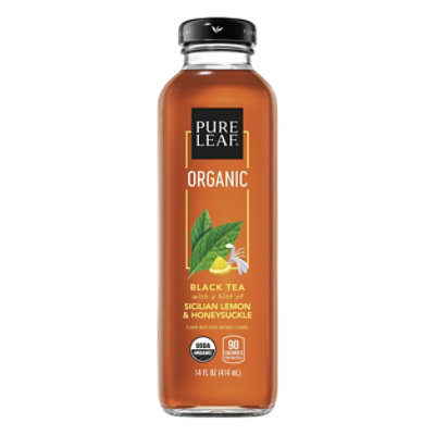 Pure Leaf Tea House Collection Organic Black Tea Sicilian Lemon & Honeysuckle - 14 Fl. Oz.