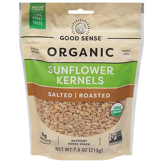 Good Sense Sunflower Kernels Roasted And Salted Organic - 7.5 Oz