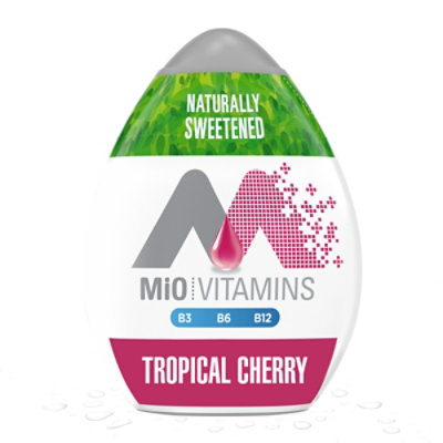 MiO Vitamins Tropical Cherry Naturally Flavored & Sweetened Liquid Water Enhancer - 1.62 Fl. Oz. - Image 1