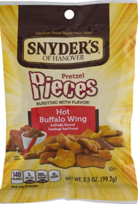 Snyders of Hanover Pretzel Pieces Hot Buffalo Wing 3.5 Oz Vons