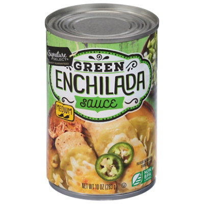 Signature SELECT Green Medium Enchilada Sauce Can - 10 Oz - Image 4