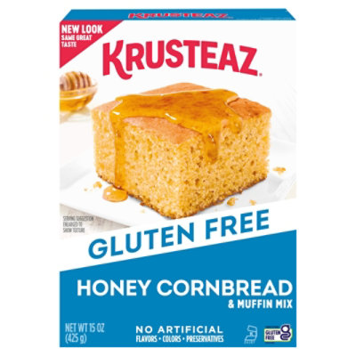 Krusteaz Gluten Free Honey Cornbread & Muffin Mix - 15 Oz - Image 1