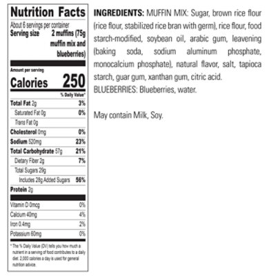 Krusteaz Gluten Free Blueberry Muffin Mix - 15.7 Oz - Image 5