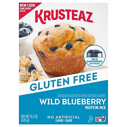 Krusteaz Gluten Free Blueberry Muffin Mix - 15.7 Oz - Image 1