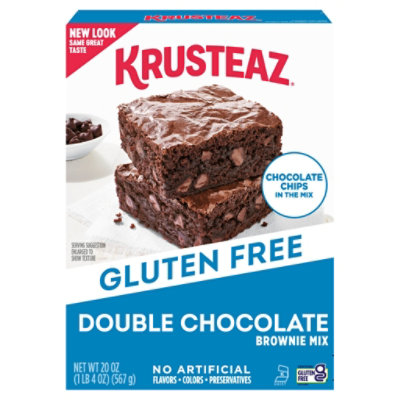Krusteaz Gluten Free Double Chocolate Brownie Mix - 20 Oz
