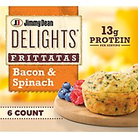 Jimmy Dean Delights Bacon and Spinach Frittatas - 6 Count - Image 2