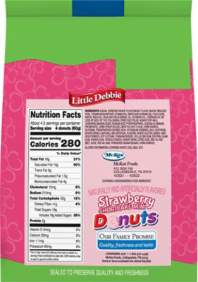 Little Debbie Strawberry Bagged Mini Donuts - 9.46 Oz - Image 6