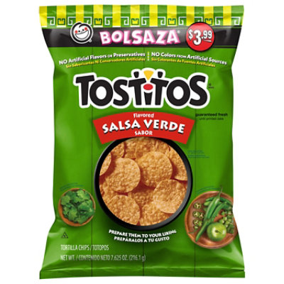 TOSTITOS Tortilla Chips Salsa Verde - 7.6 Oz
