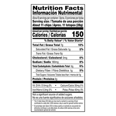 TOSTITOS Tortilla Chips Salsa Verde - 7.6 Oz - Image 3