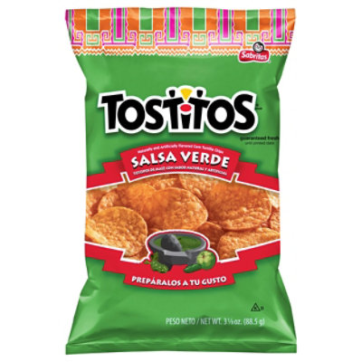 Tostitos Tortilla Chips Salsa Verde - 3.12 Oz - Image 1