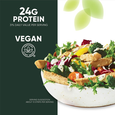 MorningStar Farms Meal Starters Chikn Strips Original Vegan Plant Based Protein - 10 Oz - Image 4