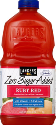 Langers Juice Grapefruit Diet Ruby Red - 64 Fl. Oz.
