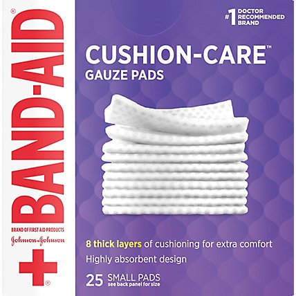BAND-AID Gauze Pads Small - 25 Count - Image 2
