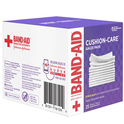 BAND-AID Gauze Pads Small - 25 Count - Image 4