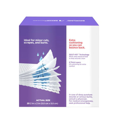 BAND-AID Gauze Pads Small - 25 Count - Image 5