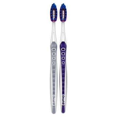 Oral-B Pro-Flex Stain Eraser Toothbrushes Medium Value Pack - 2 Count - Image 8